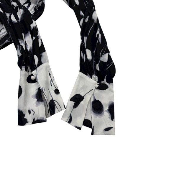 EQUIPMENT Neema Floral Midi Wrap Dress Long Sleeve - Picture 15 of 15